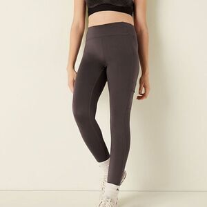 PINK Varsity High Waist Full Length Leggings Soft Breathable Pocket NWT S